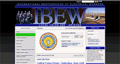 Desktop Screenshot of ibewlocal266.org