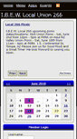 Mobile Screenshot of ibewlocal266.org